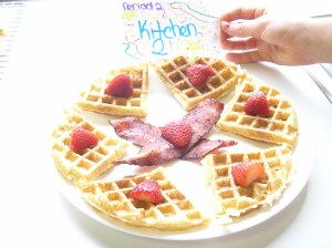 Strawberries added the touch!