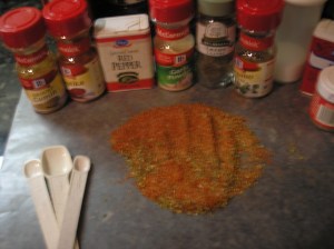 Combine all the seasonings 