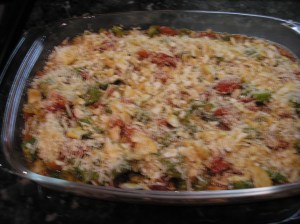 Put in greased casserole