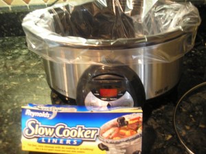 Using a liner saves on clean up 