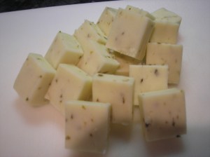 Cube or shred cheese