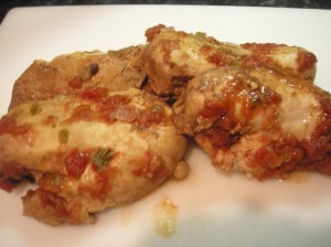 Remove chicken from the crockpot