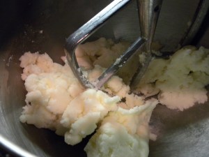 Creamed butter and sugar