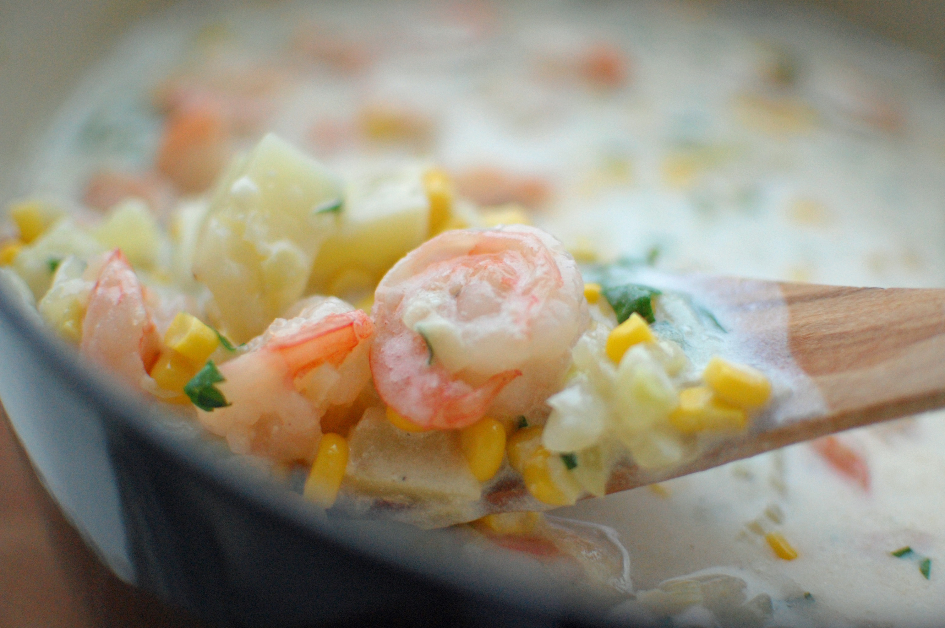 Shrimp and Corn Chowder with Fennel | The Teacher Cooks