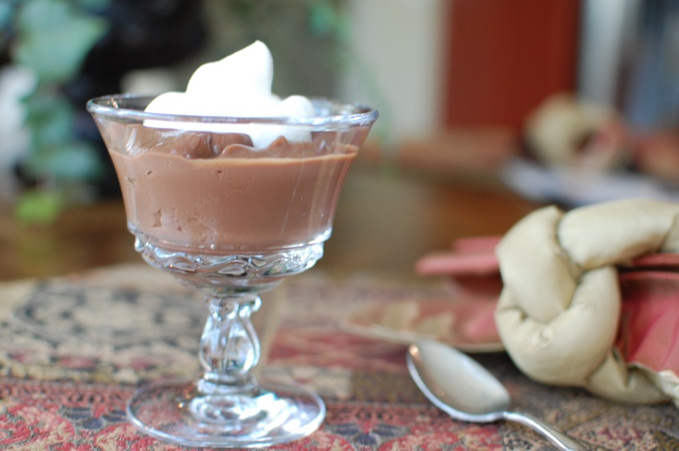 Chocolate Pudding in the Microwave