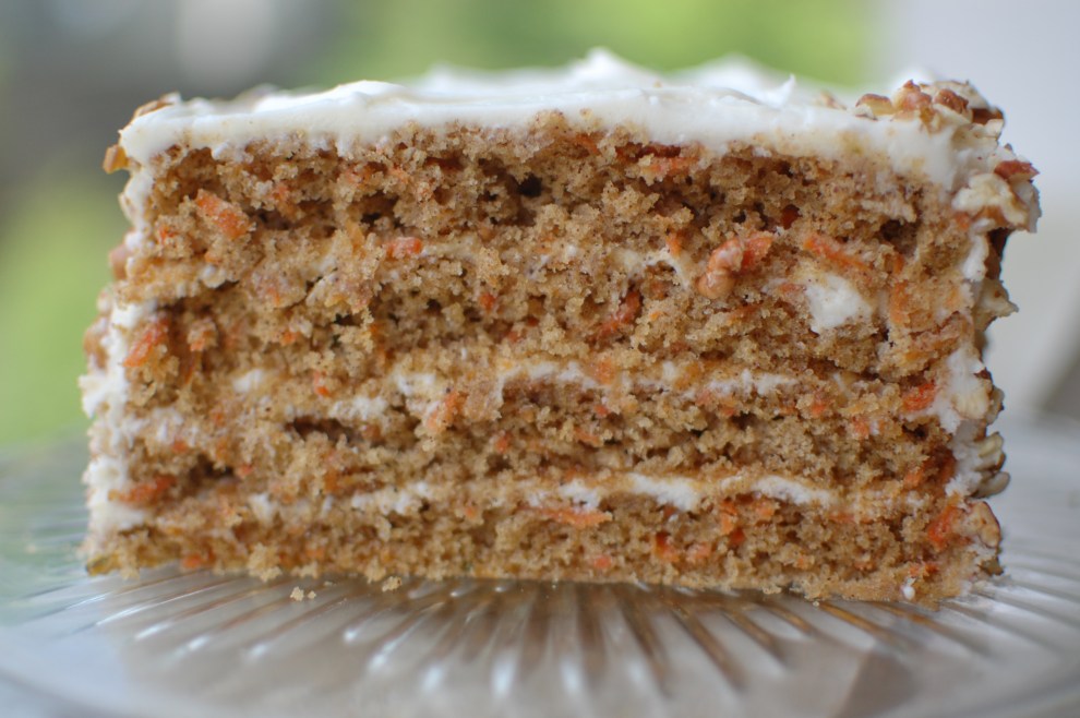 Cut Carrot Cake