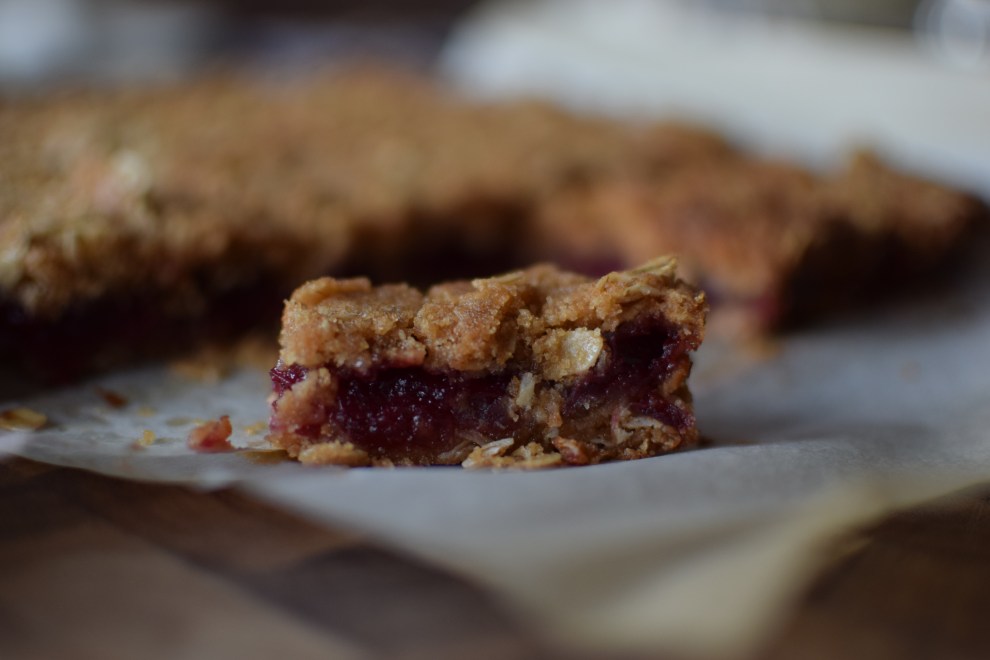 cranberry oat bars